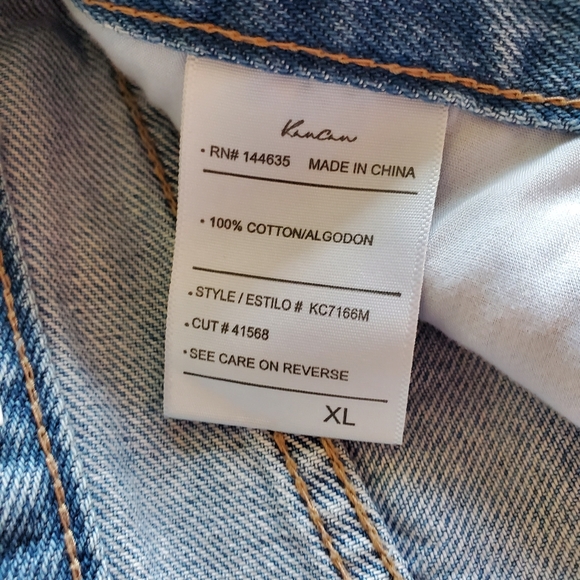 KanCan Cross Over High Rise Shorts Size XL - Picture 9 of 12